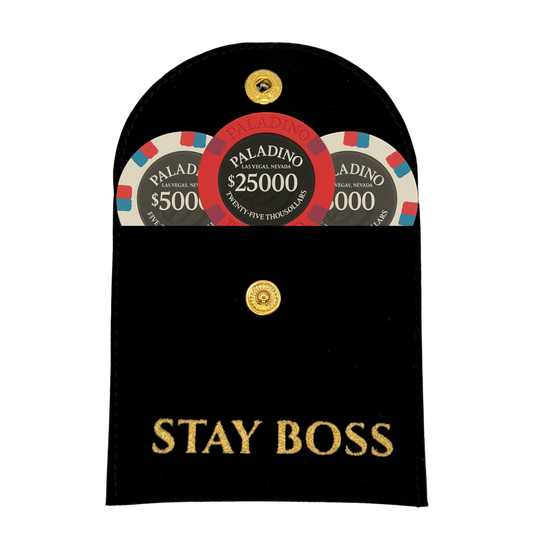 Velvet Casino Chip Pouch